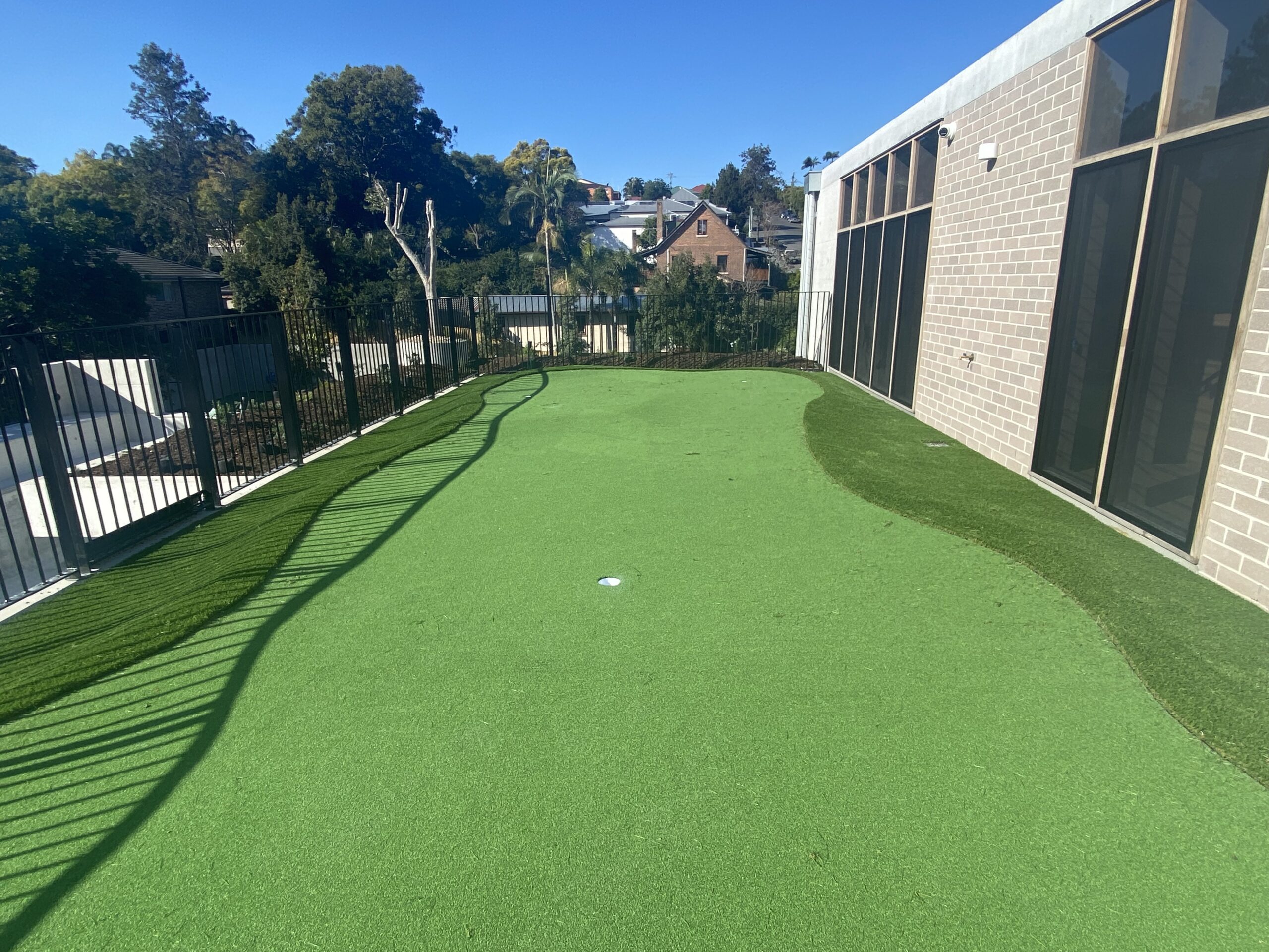 Synthetic Putting Green Design and Install in Weston Lakes, TX